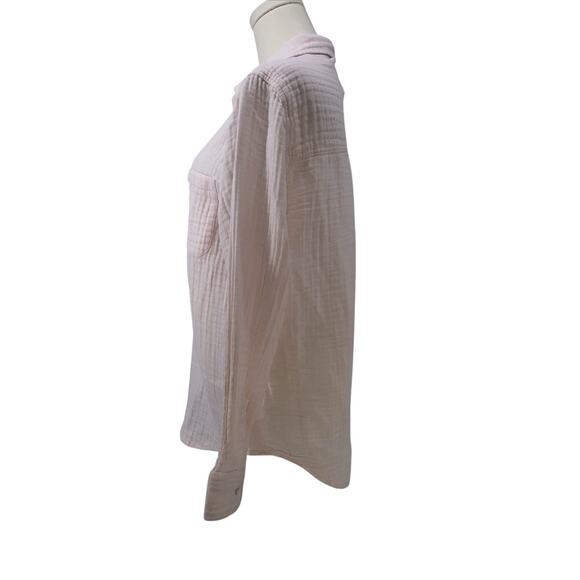 Rails Women's Collared Ellis Petal Button-Up Shirt Medium 100% Organic Cotton - Picture 2 of 9